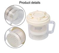 Colino Yogurt Compatto con Rete Fine e Coperchio per Fare Yogurt Cremoso Facile