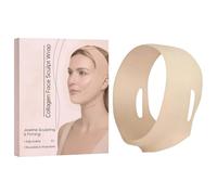 Coll Agen Modellatura Viso, Supporto Delicato Per Pressione, Dimensione Piegata 49,2 Cm, Maschera Per Il Viso A Forma Di V, Sottogola A Forma Di V, Design Leggero Regolabile, Per Un Look Più Sodo, Uso