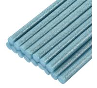 Colla a caldo mini 8"x0.43" per pistole glitter celeste 16pz