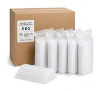 Colla a Caldo Stick Trasparente 5 Kg 11mm per Pistola Termocollante - Bastoncini Professionali per Bricolage, Presepi, Fioristi e Decorazioni