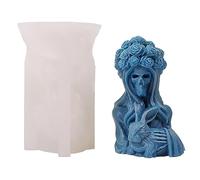 Colla a goccia di cristallo per aromaterapia Gesso Abrasivo Tridimensionale Cranio Streghe Coniglio Ornamenti Ciondolo Stampo in Silicone Decorazione Stampi Artigianali Stampi