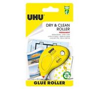 Colla a nastro DryClean Roller - permanente - 6,5 mm x 8,5 mt - incolore - UHU