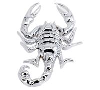 Colla Adesivo Emblema Decorativo 3D Corpo Scorpione King Logo Decalcomania