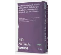 COLLA ADESIVO PIASTRELLE KERAKOLL H40 NO LIMITS pavimento esterno gres smaltato