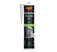 Colla adesivo sigillante trasparente SIGILL Evolution Crystal 600 da 290 ml.
