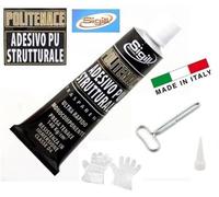 COLLA ADESIVO STRUTTURALE POLIURETANICO TRASPARENTE " SIGILL" MADE IN ITALY