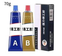 Colla bicomponente epoxy alta temperatura resistente per metallo plastica legno