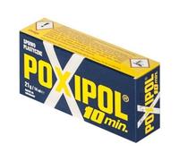 Colla bicomponente POIXPOL salda metallo gomma legno ceramica e altro 14 ml grigio