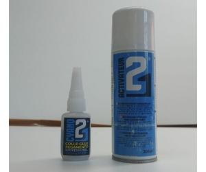COLLA CIANOACRILICA colle 21 colla 21 istantanea 50 gr + attivatore 200 ML
