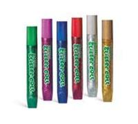 Colla con glitter vari colori in penna 10.5 ml. colla glitter lebez (1Pz.) colla per decorazioni. penna con colla. colla colorata (Oro)