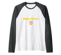 Colla Crew Maglia con Maniche Raglan