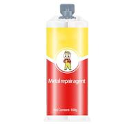 Colla Di Metallo - Colla Di Riparazione In Metallo | Adesivo Per Metalli | Resistente All'elemp, Legami Metalli, Plastiche, Sigillanti Industriali Impermeabili Per Cemento Acrilico, Elettrodom
