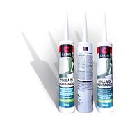 Colla Di Montaggio Per Pannelli In PVC E Polistirolo, 3 Flaconi Da 405g