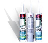 Colla Di Montaggio per pannelli in PVC e polistirolo, Flaconi da 405g