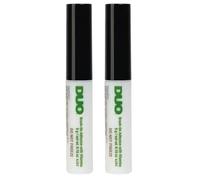 Colla DUO resistente all'acqua per ciglia e sopracciglia, inodore, vegana (2 duo green)