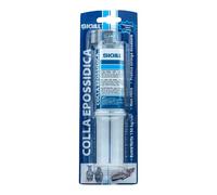 Colla epossidica Bicomponente Extra Forte Resistente ad Acqua e Agenti Chimici, Trasparente e Rapido, Siringa da 25 ml - Sigill