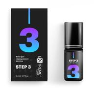 Colla Extension Ciglia "Step 3" Extreme Look 5 ML | Colla Ciglia Finte | Extra Forte | 0,5 secondi Tempo di Asciugatura | Durata Ciglia fino a 8 settimane