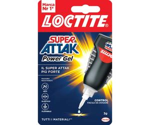 Colla gel Loctite Super Attak Power Gel Control 3 g Trasparente
