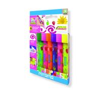 Colla glitter perfumed mitama, a rilievo,10,5ml, col. ass., bl. 6 pz