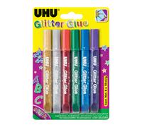 Colla Glitter Uhu Original colori assortiti 6x10 ml - 39017