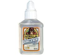 Colla Gorilla GRGGGCL50 Adesivo Trasparente Flessibile Non Schiumoso 60ml