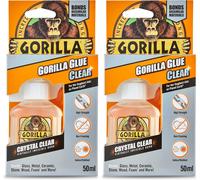 Colla Gorilla - Trasparente - All Adesivo Multiuso - Alta Resistenza - 50ml x2