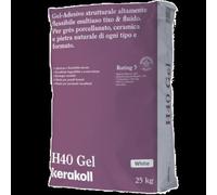 Colla h40 gel bianco kg25 gel-adesivo strutturale altamente flessibile multiuso