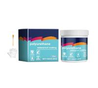 Colla Impermeabile - Colla Per Casa Esterni | Rivestimento Poliuretanico | Sigillante Invisibile Super Resistente | Rivestimento Antiperdita Con Pennello E Guanti Per Bagno, Tetto, Parete