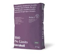 Kerakoll H40 NO LIMITS colla adesivo flessibile multiuso piastrelle 25 KG grigio