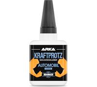 Colla istantanea auto & moto - KRAFTPROTZ Supercolla 50 g liquida extra forte per riparazioni su GFK, plastica, metallo & gomma - trasparente, impermeabile & resistente al calore - punta anti-secco