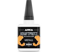 Colla istantanea gel per metallo extra forte - KRAFTPROTZ XXL 50 g - trasparente, resistente all’acqua e al calore - punta anti-secco - adesivo per acciaio, rame, alluminio, ferro