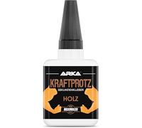 Colla istantanea in gel per legno & fai-da-te - 50 g supercolla extra forte - trasparente, impermeabile & ad asciugatura rapida - resistente al calore - adesivo KRAFTPROTZ per mobili, parquet, sughero