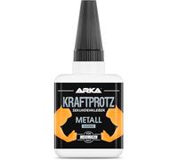 Colla istantanea liquida per metallo extra forte - KRAFTPROTZ XXL 50 g - trasparente, impermeabile e resistente al calore - adesivo per acciaio, alluminio, rame, ferro - asciugatura rapida