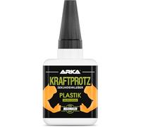 ARKA - KRAFTPROTZ PLASTICA 50 g | Colla istantanea extra forte | Colla trasparente per plastica e materiali plastici | Super colla densa | Ideale per incollare plastica e materiali plastici