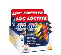 Colla Istantanea Power Flex Gel - Riparazioni Resistenti su Scarpe, Pelle, Gomma e Cuoio - 3x1g kit con Spugna Brandizzata SPESA & RISPARMIO Inclusa - Variazioni 4/6/8/10 Pezzi (4)