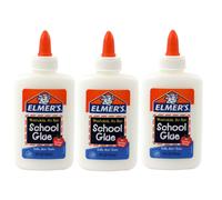 Colla lavabile Elmer's No-Run School Glue da 4 once, confezione da 3