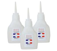 Colla legno, 3 pezzi 502 colla, asciugatura rapida con adesiva istantanea da 30 g 502 super per metallo, vetro, plastica, riparazione in pelle, più forte per il metallo a plastica