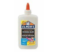 Colla Liquida Bianca di Elmer's, 225 ml, lavabile e adatto ai bambini, Ottimo per fare slime e DIY, Flacone da 225ml