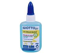 Giotto, colla vegetale per bambini, 40 g, colore: blu