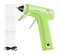 Colla macchina e bastoni Set 20W High Temp Cordless Tool con 30 bastoni | Macchina ricaricabile della colla della colata calda per l'artigianato scolastico, le arti di DIY e il progetto verde