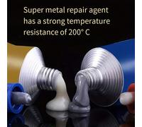 Colla magica di riparazione, colla AB, colla per metalli resistente al calore e al freddo, colla per saldatura a freddo per riparazione metalli, colla per colata, innocua, impermeabile, super forte 20