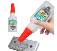 Colla Metallo,50g Colla per Metallo Extra Forte,Collas Super Forte per Metalli,Collas Istantanea per metall,Super Glue per metall,per Acciaio Inox,Alluminio,Tubi Metallici