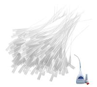 Colla micro punta 100 pezzi in plastica super sottile punta colla estensore colla applicatore di precisione ugello tubo gocciolante