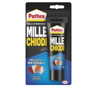 Colla Pattex Mille Chiodi Resistente Acqua Gr. 100 - Ideale per Interni ed Ester