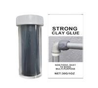 Colla per ceramica - stucco sigillante riparatore da 30 g | Colla forte impermeabile resistente al calore fango di riparazione rapida per collegamento di tubi fori in