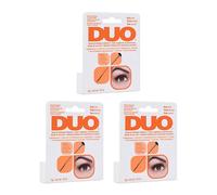 Colla per Ciglia a Striscia Nera Dark con Pennellino DUO 3x5 ml Vitamine A C E