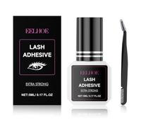 Colla per ciglia e pinza per ciglia, tempo di asciugatura immediata, fino a 8 settimane, resistente all'onore, per allungare le ciglia finte professionali