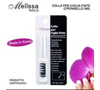 COLLA PER CIGLIA FINTE 5 ML PROFESSIONALE EXTENSION MAKE UP CON PENNELLO