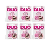Colla per ciglia finte nera DUO Striplash Adhesive Dark Tone 7 g tubo 6 pz set