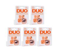 Colla per ciglia finte nera waterproof con pennellino DUO Brush On Dark 5x5 ml